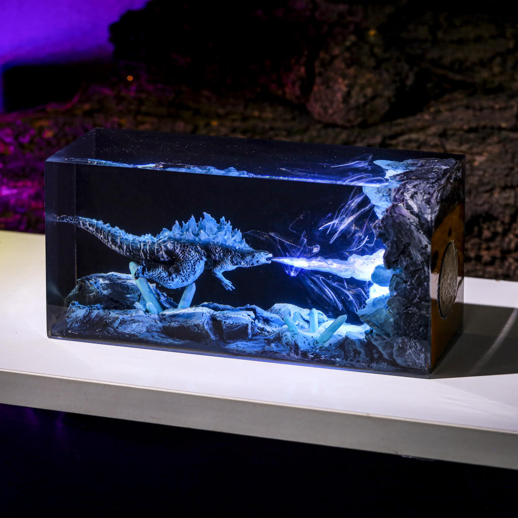 Cuboid GODZILLA Monster Epoxy Night Light