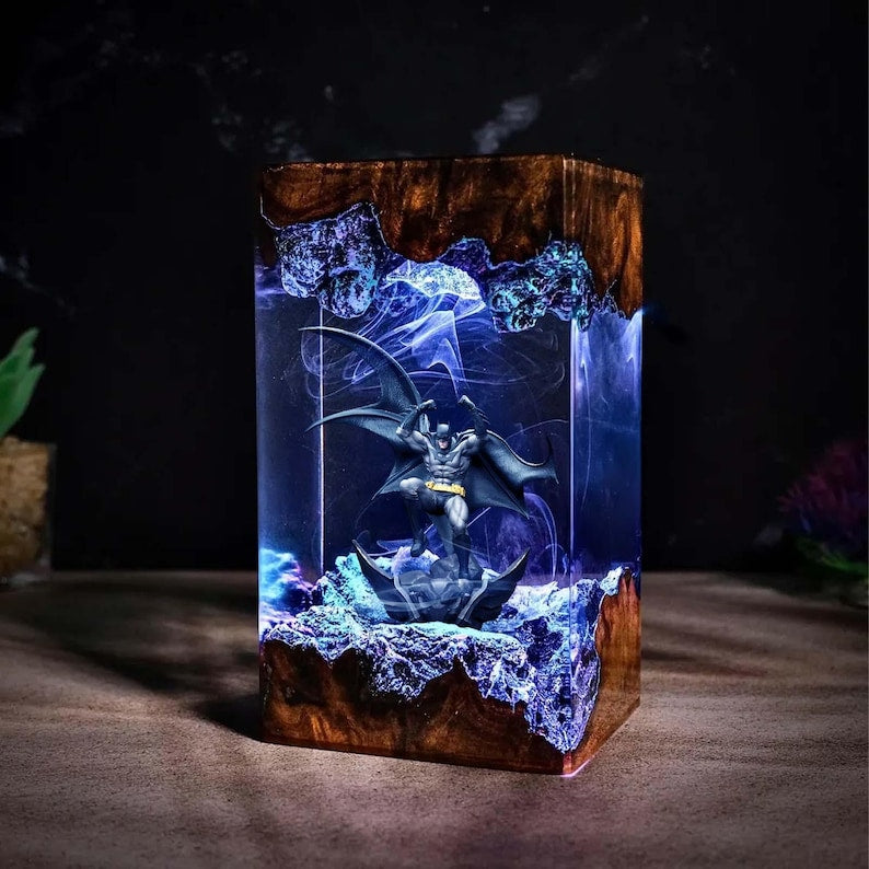 Batman Epoxy Lamp