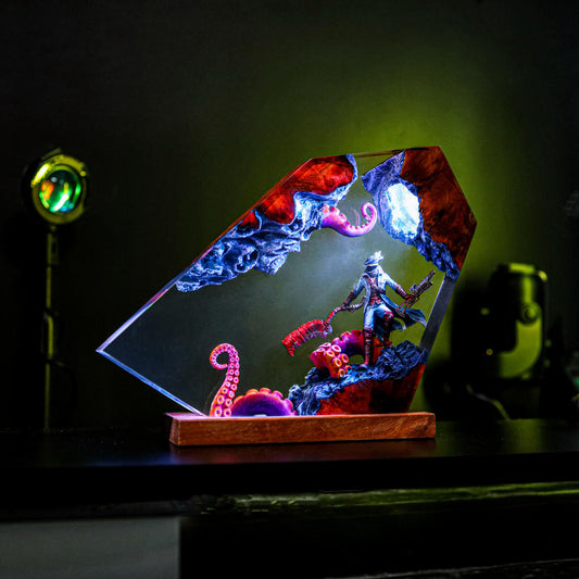 Bloodborne Hunter Epoxy Night Light