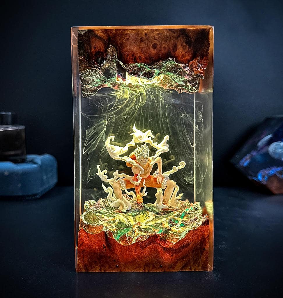 Roronoa Zoro One Piece Epoxy Lamp