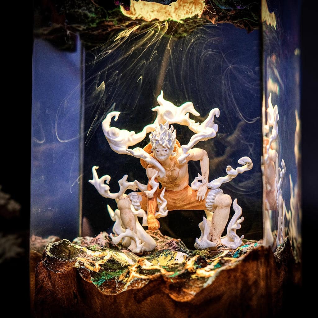 Roronoa Zoro One Piece Epoxy Lamp