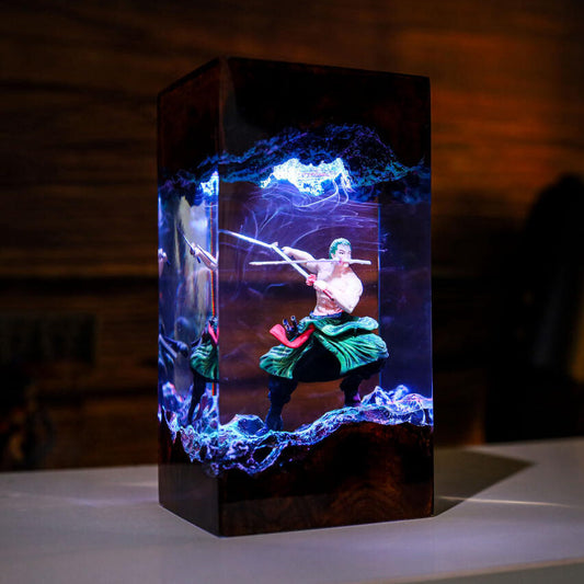 Roronoa Zoro One Piece Epoxy Lamp 2