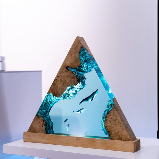 Diver Epoxy Lamp – Ocean Depths