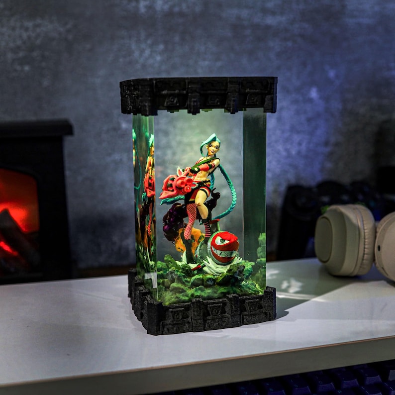 Jinx Arcane Diorama Resin Lamp
