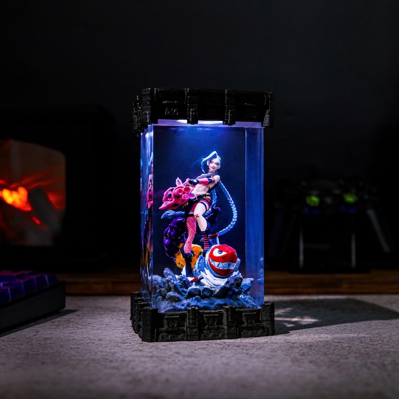 Jinx Arcane Diorama Resin Lamp