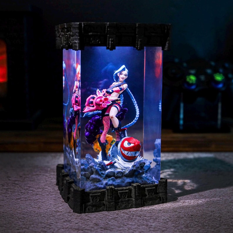Jinx Arcane Diorama Resin Lamp