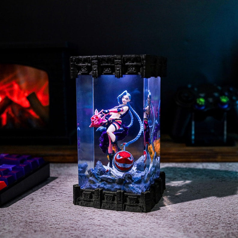 Jinx Arcane Diorama Resin Lamp