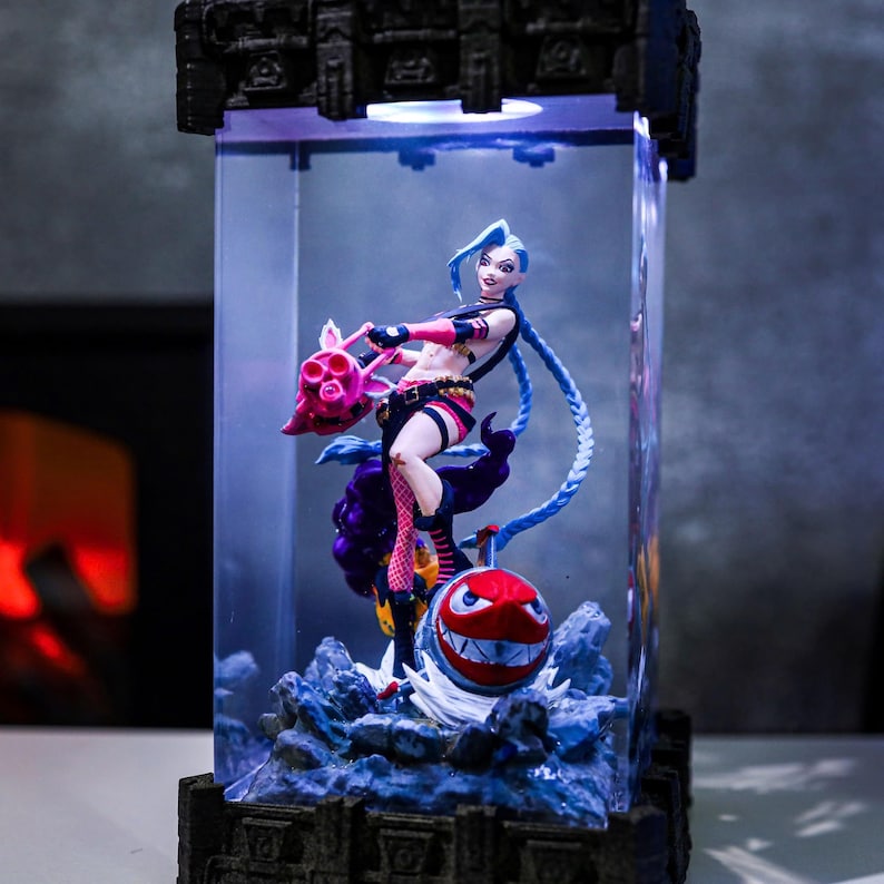 Jinx Arcane Diorama Resin Lamp