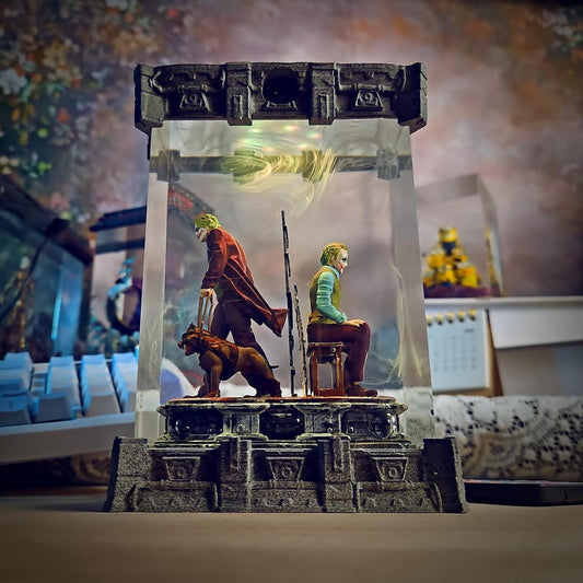 Madness Unchained – Joker Diorama Resin Lamp