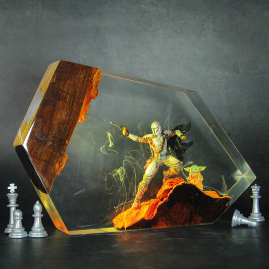 Darth Vader Epoxy Lamp