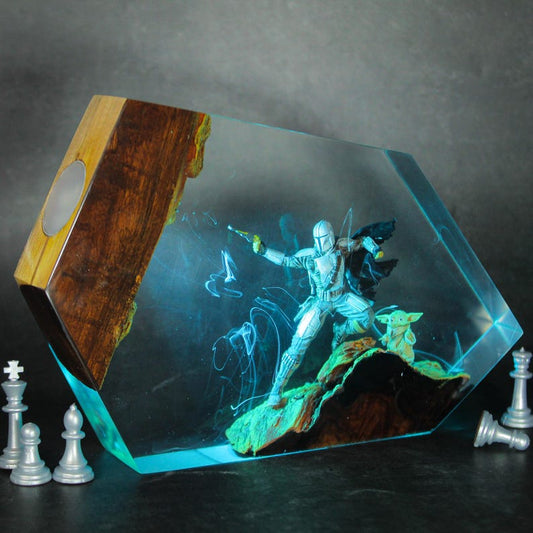 Darth Vader Epoxy Lamp