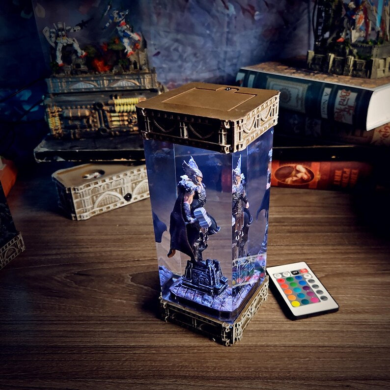 God of Thunder – Thor Diorama Resin Lamp