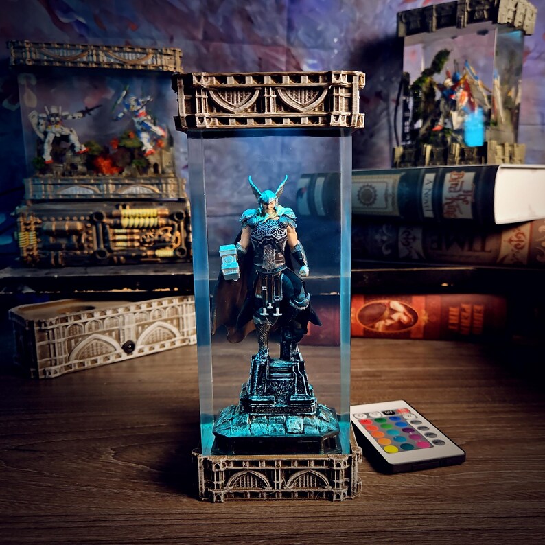 God of Thunder – Thor Diorama Resin Lamp