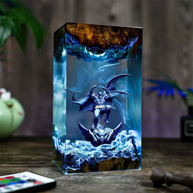 Batman Epoxy Lamp