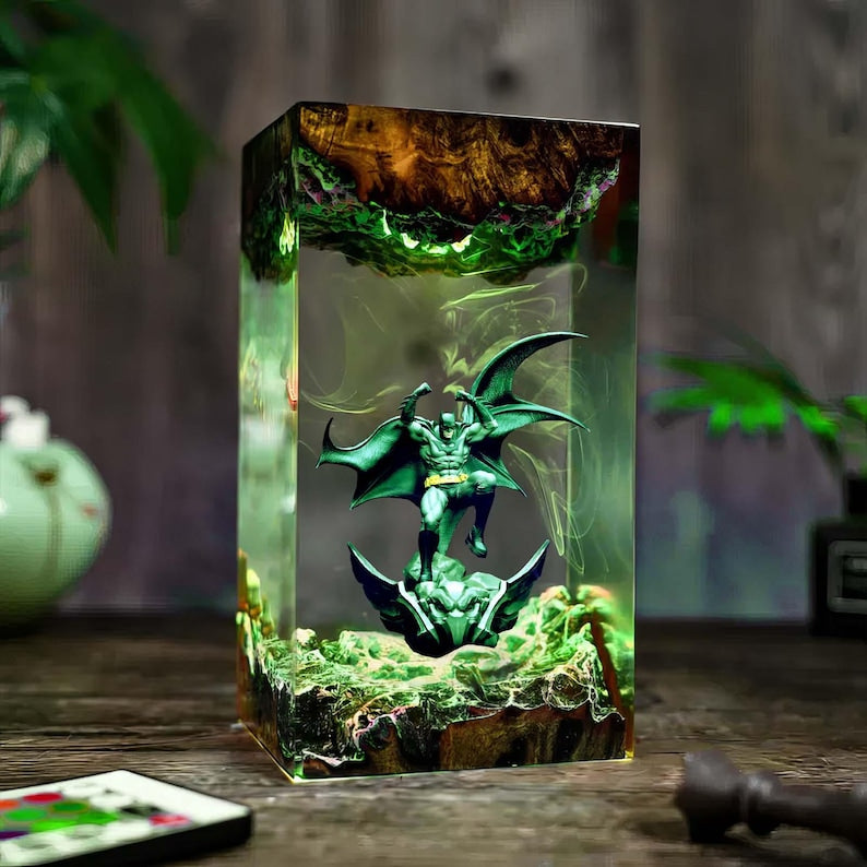 Batman Epoxy Lamp