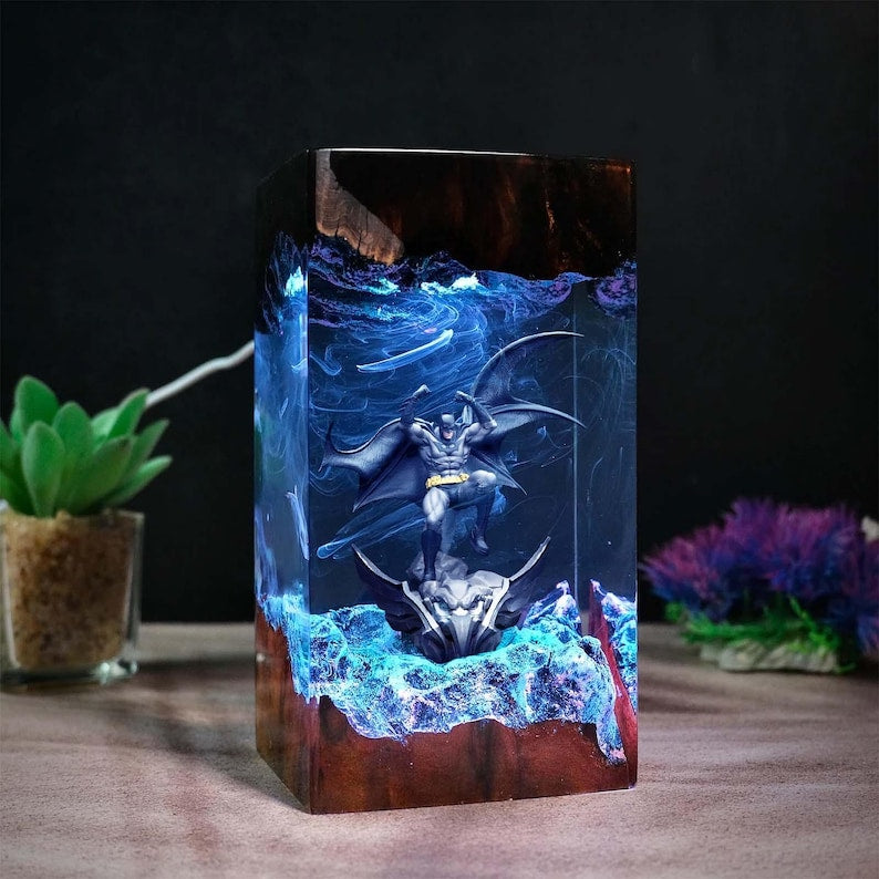 Batman Epoxy Lamp