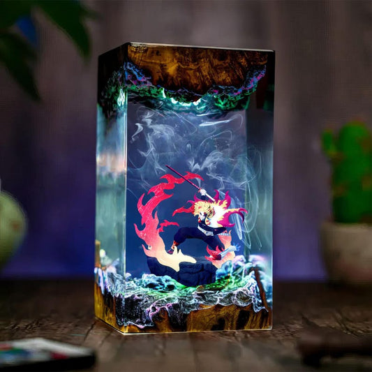 Rengoku Kyojuro Epoxy Lamp