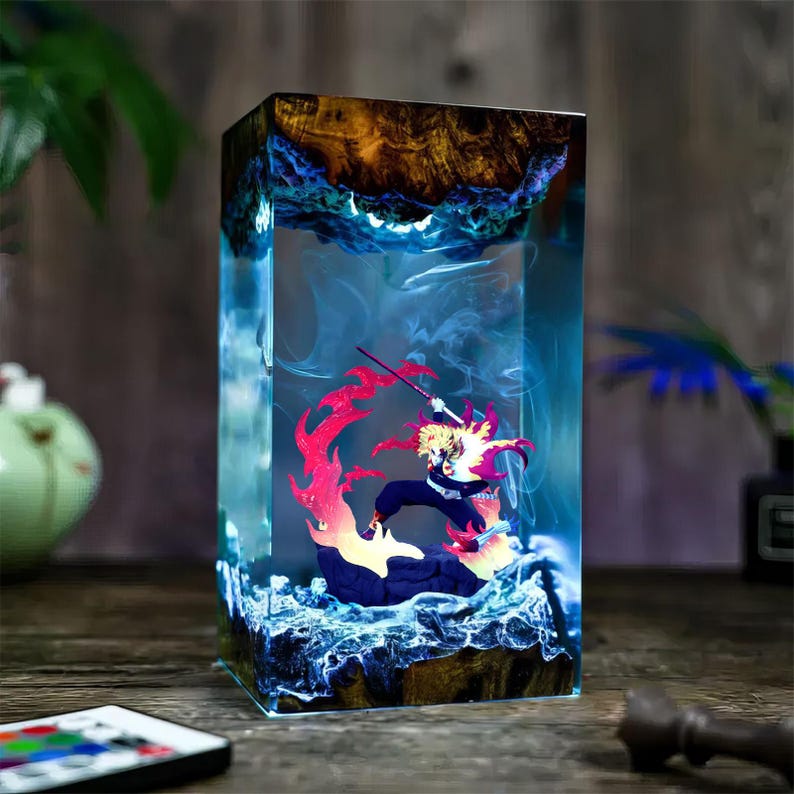 Rengoku Kyojuro Epoxy Lamp