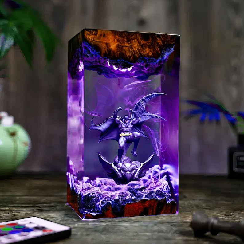 Batman Epoxy Lamp
