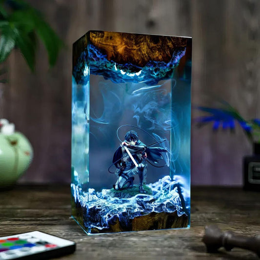 Levi Ackerman Epoxy Lamp